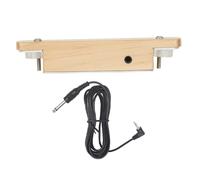 Gatuida Acoustic Guitar Soundhole Pickup No-drill Installation Mandolin and Ukulele Pickup with One-button Volume Tone Control Wood Color and Black for Folk Guitar and Classical Use