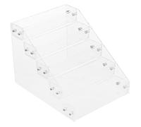 Gatuida Acrylic Nail Polish Display Stand Shelf for Manicure Storage Reusable Organizer Rack for Nail Art Accessories Fits