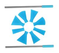 Gatuida Acrylic Pouring Paint Nozzle Set with Stainless Steel Straws for Fluid Art Bloom - Blue Paint Pouring Supplies and Accessories for Creative Artists and Pour Painting Techniques