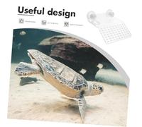 Gatuida Acrylic Turtle Basking Platform with Suction Cups Reptile Tank Resting Terrace for Turtles Minimalist Design Aquarium Dock Floating Climbing Ramp and Tank Decoration