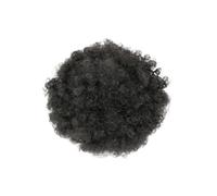 Gatuida Adjustable African American Afro Short Kinky Curly Ponytail Extension Synthetic Korean Fiber Hair Puff Wrap for Women Washable and Permable Hair Bun Updo Accessory