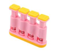 Gatuida Adjustable Finger Exerciser Hand Grip Strengthener for Portable Finger Training Tool for Guitar Piano Guzheng Practice Lightweight Multi-instrument Hand Trainer in Pink