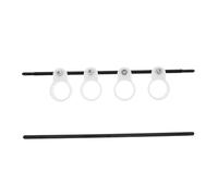 Gatuida Adjustable Finger Force Span Trainer for Guitar and Piano Multipurpose Finger Expander Sleeves Plastic Hand Strengthener for String Instrument Practice and Musician Training