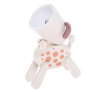 Gatuida Adjustable Foldable Cute Dog Table Lamp Mini LED Desk Light for Night Light with Eye Protection Beige Puppy Design for Bedroom Reading