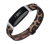 Gatuida Adjustable Leopard Print Smartwatch Band for Modern Elastic Replacement Wrist Strap Comfortable Skin-friendly Design for Women and Men