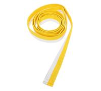 Gatuida Adjustable Martial Art Belt for Taekwondo Judo Karate Long Soft Yellow Belt with Multiple Colors for Ranking Training and Martial Arts Practitioners