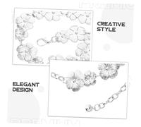 Gatuida Adjustable Metal Waist Chain Belt for Women with Elegant Floral Design Zinc Alloy Body Jewelry Accessory for Dresses Jeans Parties Weddings and Evening Events
