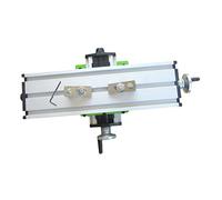 Gatuida Adjustable Milling Machine Work Table Vise with Xy Cross Slide for Bench Drill Aluminum Alloy and Abs Durable Construction Multifunctional Precision Tool for Lathe and Electric