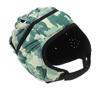 Gatuida Adjustable Rugby Helmet Scrum Cap with Breathable Ear Protection and Ventilation for Youth Adult Soccer Goalkeeper Headgear