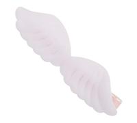 Gatuida Adjustable Wing Collar for Pets Decorative Cat and Puppy Neck Accessory Wear-resistant White Angel Wings Tie Fine Stitching for Parties and Daily Use