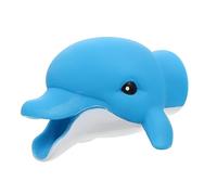 Gatuida Adorable Blue Vinyl Faucet Extender for Kids, Portable Bathroom Tap Extension that Makes Hand Washing Fun, for Toddlers During Birthday Or New Year