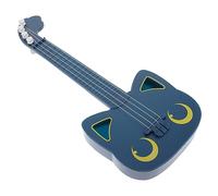 Gatuida Adorable Cat Shaped Educational Ukulele Small Simulation Guitar with Packing Box for Early Education and Musical Development