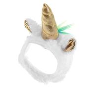 Gatuida Adorable Plush Unicorn Hat for Pet Lizard Small Animals Party Costume Ornament for Reptile Festival Celebrations