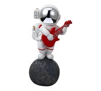 Gatuida Adorable Resin Spaceman Desktop Ornament with Lifelike Astronaut Design Decorative Tabletop Decoration for Home Office and Holiday Scene Adornment Grey Finish