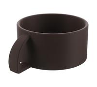 Gatuida Aerated Bowl for Shaving Soap Wide Mouth Design Handle for Men's Beard Care Travel-friendly Modern Shaving Bowl Routines