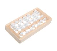 Gatuida Aesthetic Wooden Abacus Grab for First Birthday Photo Props and Montessori Educational Playroom Decor Bead Counting Tool for Early Math Learning and Logical Thinking Development