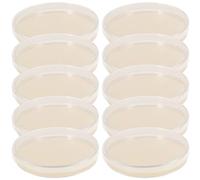 Gatuida Agar Agar Plates 10pcs Prepoured Agar Plates 9cm Nutrient Agar Petri Dishes for Microbial Cultivation Laboratory Supplies for Science Fair Projects and Experiments