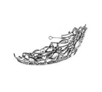 Gatuida Alloy Rhinestone Halloween Crown for Women Unique Spider Style Bridal Tiara Durable Hair Accessories for Brides for Halloween Parties and Pageants
