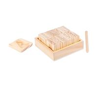 Gatuida Alphabet Literacy Board Set Wooden Letter Recognition for Early Education Develops Spelling and Cognitive Skills for Preschoolers Fun Learning Plaything
