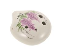 Gatuida Alto Ocarina Ceramic Key Ocarina Music Instrument for Beginners Practice Wind Instrument Boys and Girls