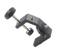 Gatuida Aluminum Alloy Desk Clamp Microphone Mount Heavy Duty Multi Functional Table Clamp for Microphone Stand and Desk Lamp Tool Installation Minimalist Design for Organized Workspaces