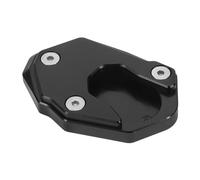 Gatuida Aluminum Kickstand Pad for Sport Motorcycle Side Stand Extension Plate Anti-slip Corrosion-resistant Parking Support Foot with Threadlocker Outdoor Stabilizer for Secure Bike