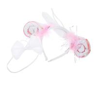 Gatuida Animal Costume Sheep Accessories Set Lightweight Headband Bowtie Tail Kit for Dress Up for Parties Dances Halloween Cosplay