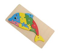 Gatuida Animal Shape Puzzle Wooden Jigsaw Plaything for Early Education Promotes Color Shape Skills Develops Imagination Creativity Strengthens Parent Bond