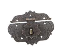 Gatuida Antique Style Metal Box Latch Hook for Secure Packaging Easy Install Steel Buckle with Vintage Design for Jewelry Boxes and Home Decor Classic Retro Hardware