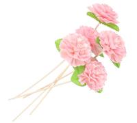 Gatuida Aroma Diffuser Sticks Reed Diffuser Sticks 5pcs Wooden and Decorations with Artistic Flower Shape Replaceable Aroma for Aromatherapy Bottles for Small Vases