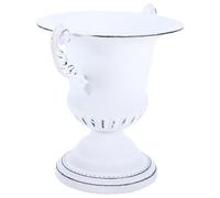 Gatuida Artificial Flowers Vase Wedding Vase Large Capacity Iron Vintage European Silver Suitable for Fresh Bouquets Dried Flower Arrangements for Weddings