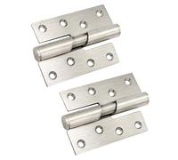 Gatuida Automatic Closing Changing Door Hinge Silver Wardrobe and Bathroom Door Hinge Practical Lift-Off Design Easy to Install and Replace