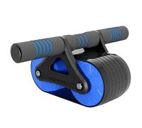 Gatuida Automatic Kick-back Ab Roller Wheel for Core Strengthening Sturdy Abdominal Trainer for Men Women Beginners Fat Burning Fitness Equipment Easy Forward-backward Exercise Blue