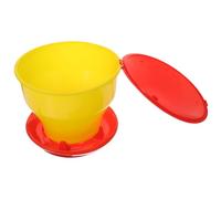 Gatuida Automatic Plastic Chicken Feeder Capacity Food Dispenser for Poultry Hen Chick Feeding Flexible Material Easy to Use Safe and Reliable Poultry Feeder