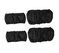 Gatuida Baby Stroller Wheel Covers and Wheel Protector Set for Babies, Waterproof Dustproof Wheelchair Protectors with Large and Small Sizes, Adjustable Straps for Outdoor Use (4 Pieces