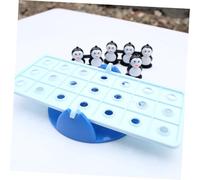 Gatuida Balance Penguins Seesaw for Educational Balance Game with Puzzle Challenges Interactive Parent Activity Safe Plastic for Early Development and Brain Exercise