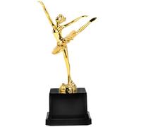 Gatuida Ballet Dance Trophy Cup, Gold Award Trophy, Plastic Party Favor Trophies, 7.87 Inches, Gold, 1pc
