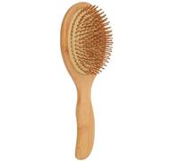 Gatuida Bamboo Hair Detangling Comb with Scalp Massage Smooth Teeth Styling Brush for Dry Hair Care Portable Natural Bamboo Material Hairbrush for Women