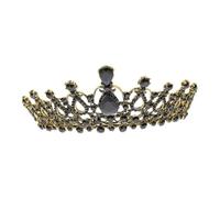 Gatuida Baroque Alloy Rhinestone Crown for Wedding Hair Decor Elegant Headdress for Brides for Banquets and Special Occasions Enhances Charm and Beauty