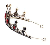Gatuida Baroque Black Bridal Crown Women Wedding Dress Accessory Party Headdress Queen Tiara for Bride Ceremony