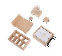 Gatuida Bedroom Model Accessories Realistic Tiny Furniture for Creative Play Portable Educational for Compact and Design