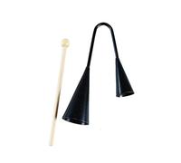 Gatuida Bell Wooden and Girls Instrument Double Speaker Jingle Stick Early Education Musical Toy Samba Percussion
