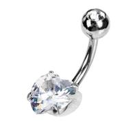 Gatuida Belly Rings with Rhinestone Heart Design Stainless Steel Navel Piercing Jewelry for Women for Parties Everyday Wear Hypoallergenic and Elegant Belly Button Accessory