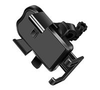 Gatuida Bike Phone Mount with Shock Absorption Soft Sponge Padding One Hand Lock Design Wear Handlebar Holder for Motorcycles and Bicycles Stable Protection for Smartphones