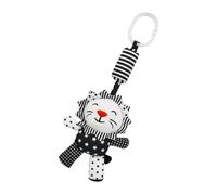 Gatuida Black and White Crib Pendant Stroller Hanging with Animal Design Early Education Rattle for Newborns Lightweight Sensory Wind Chime to Enhance Grasping and Visual Development