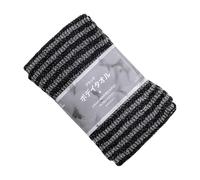 Gatuida Black Nylon Back Scrubber Towel for Body Washing Exfoliating with Sturdy Material to Wake up Skin, Suitable for Arms and Skin, for Shower and Bath Use