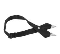 Gatuida Black Pre-Tied Cross Bow Tie for Women and Men, Adjustable Uniform Necktie for Work, Wedding, Prom, and Costume Accessories