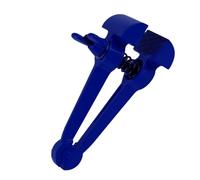Gatuida Blue Workbench Vice Needle Nose Plier Drill Vice Lightweight Anti-Skid Spheroidal Graphite Steel with Plastic-Sprayed Surface Treatment for Workshop Use