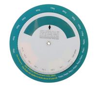 Gatuida Bmi Weight Index Hanging Chart Plastic Health Turntable for Quick Wall Mount Female Male Obesity Indicator Convenient Bmi Quick Look Wheel for Home Gym Clinic