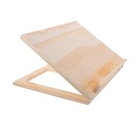 Gatuida Book Holder Stand for Reading: Foldable Cookbook Rest - Wooden Textbooks Rack for Desktop Display Phone Readers Bookworms Jigsaw Puzzle Box Poster Accessories